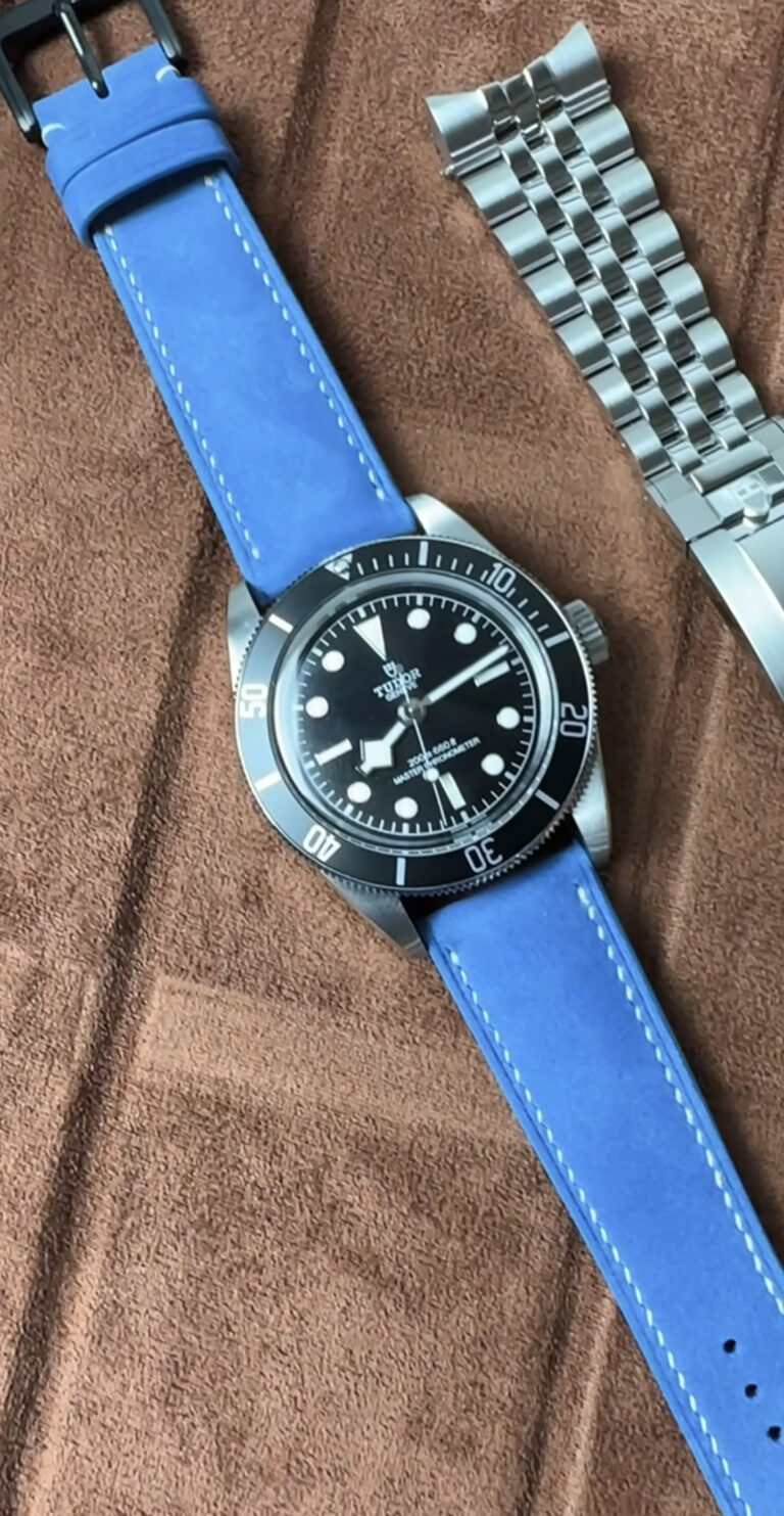 Leather strap on Tudor