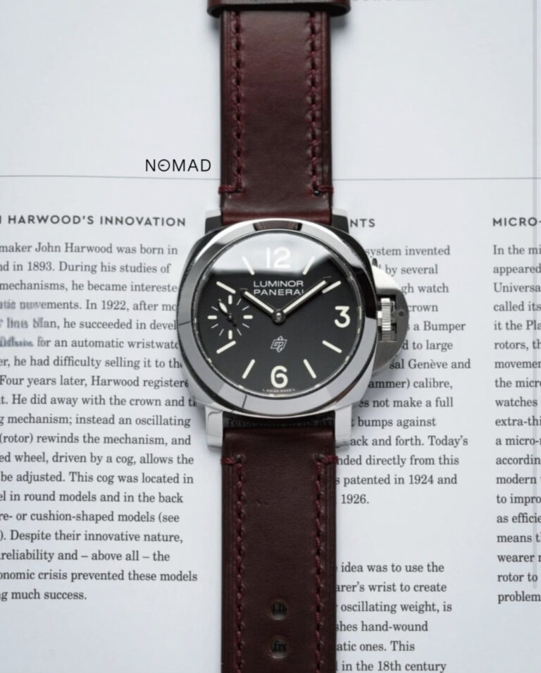 AMMO HORWEEN CHROMEXCEL LEATHER STRAP on Panerai