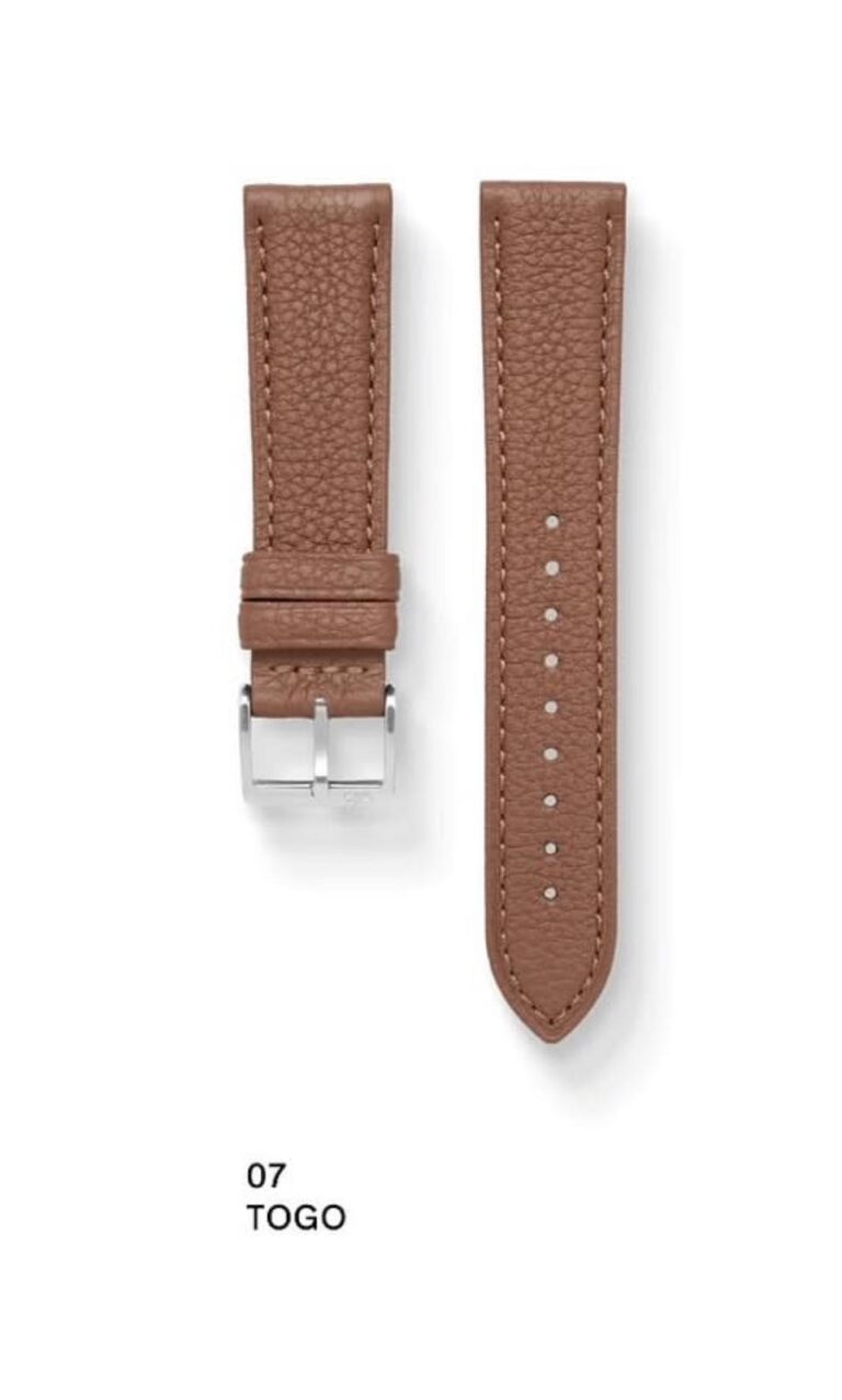 Togo leather watch strap by Nomad