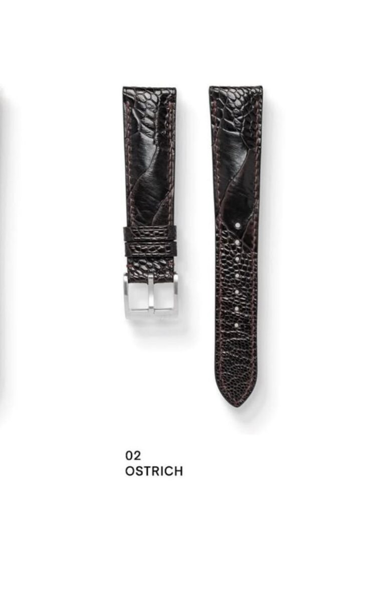 Ostrich leather watch strap by Nomad