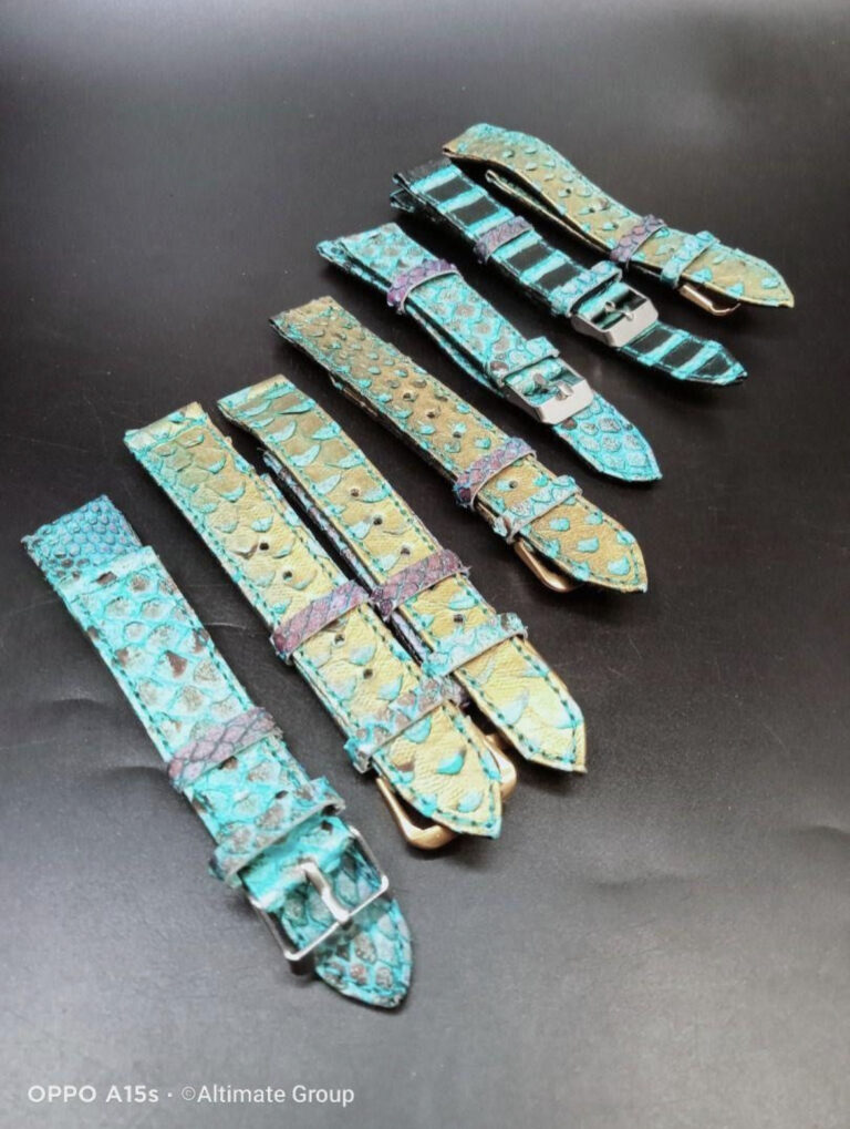 Hi-Quality CITES Approved Genuine python leather strap