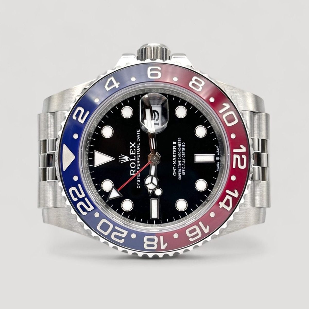 Mint Jan 2023 Rolex GMT Master II Pepsi Jubilee 40mm 126710BLRO 126710