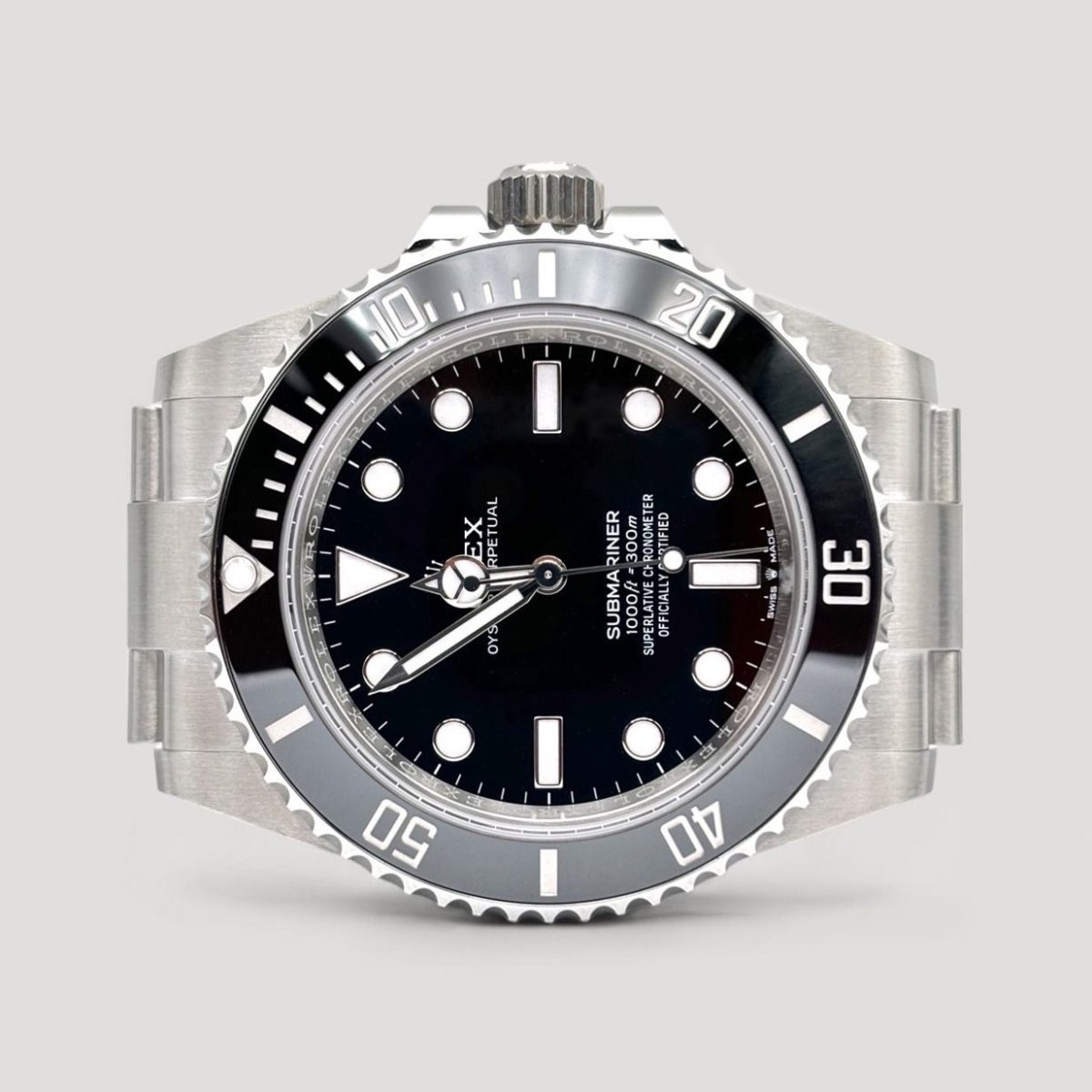 Brand New Mar 2026 Rolex Submariner Black No Date 41mm 124060