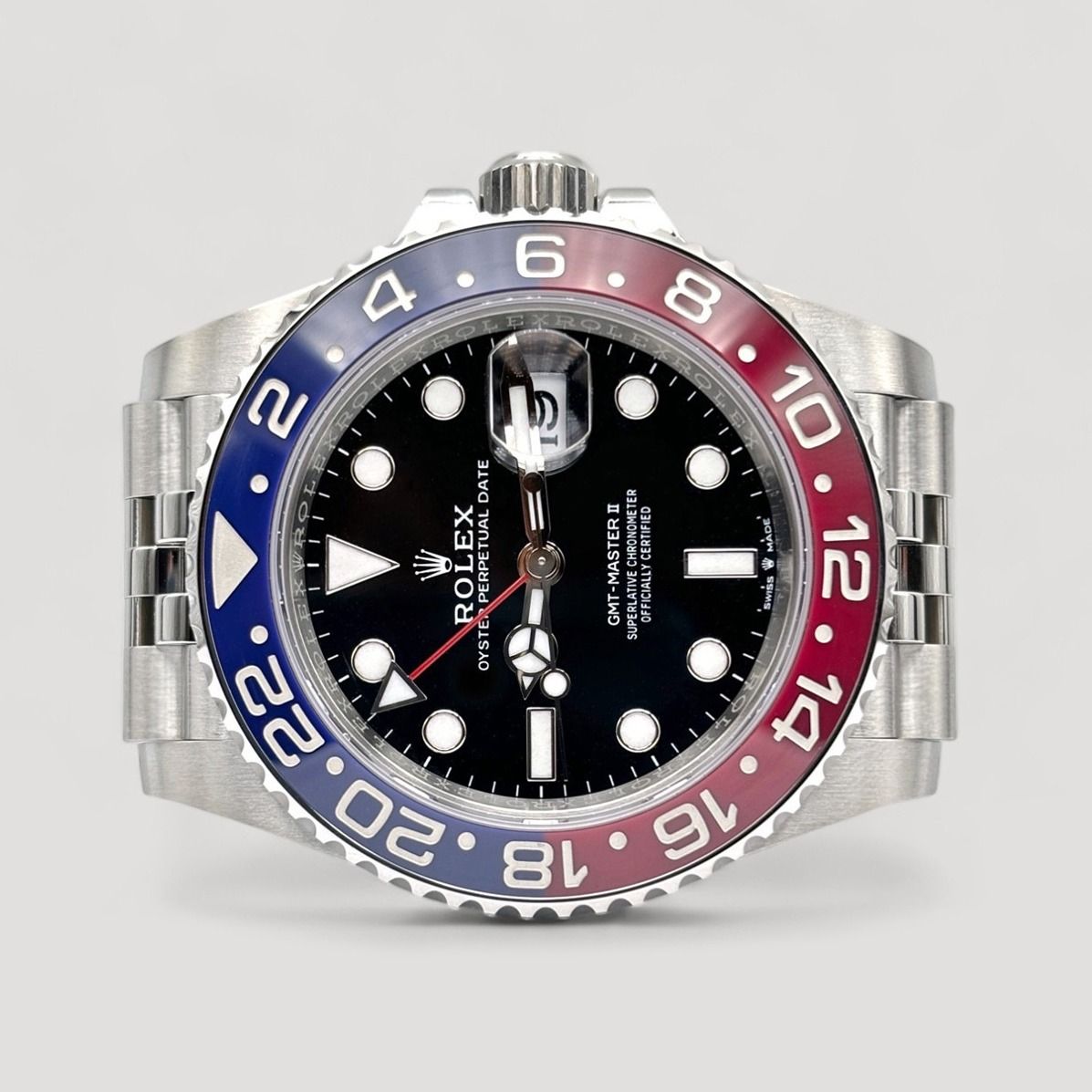 (Local AD) Mint June 2019 Rolex GMT Master II Pepsi Jubilee 40mm 126710BLRO 126710