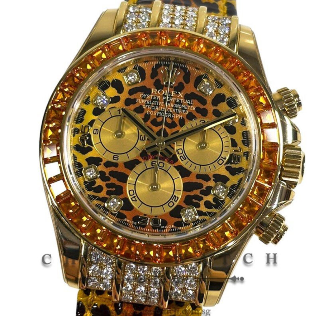 Rolex Cosmograph 'Leopard' Daytona Yellow Gold 116598SACO - Discontinued