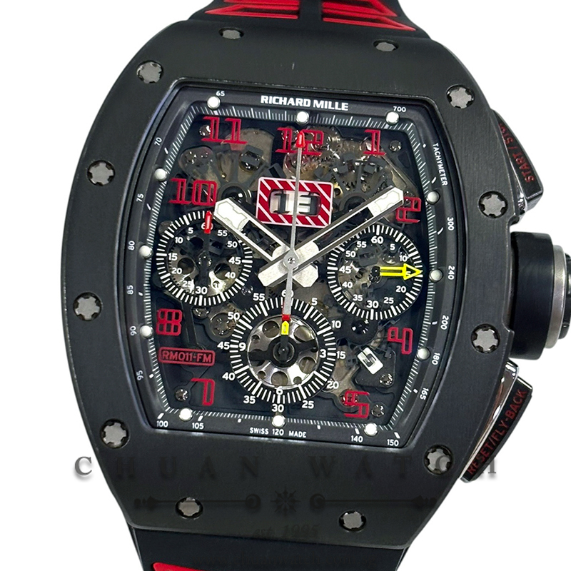 Richard Mille RM011 DLC-Titanium ‘Shotblast’ – Discontinued