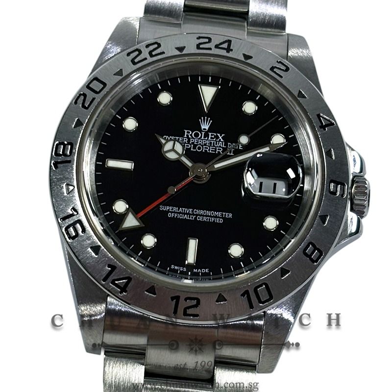 Pre-Owned Rolex Explorer II 40mm 16570 Black - Discontinued