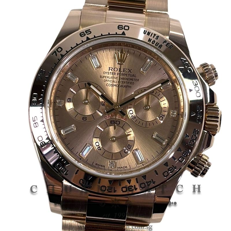Pre-Owned Rolex Cosmograph Daytona Everose 116505 Pink Diamonds - Discontinued