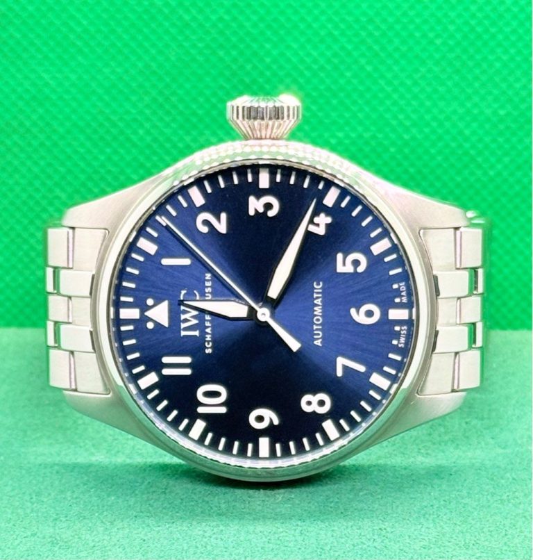 [Unpolished] IWC SCHAFFHAUSEN Big Pilot’s Watch 43 Blue Dial Bracelet Version IW329304