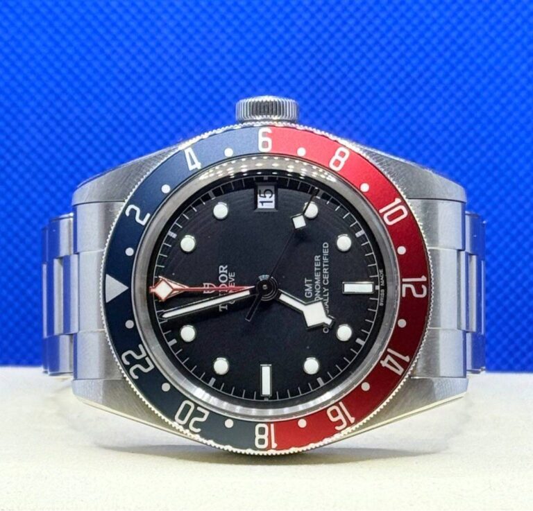 [Unpolished Partial Stickers] Pre Owned 06/2020 Tudor Black Bay GMT Black Dial Pepsi Bracelet Version 79830RB