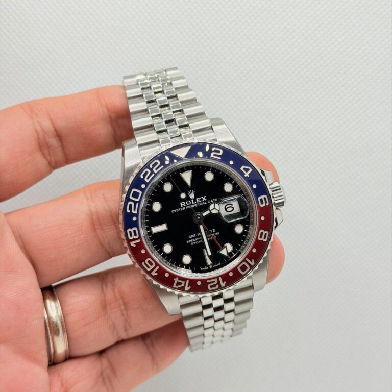 Pre Owned 08/2020 Rolex 126710BLRO GMT Master II Pepsi Jubilee