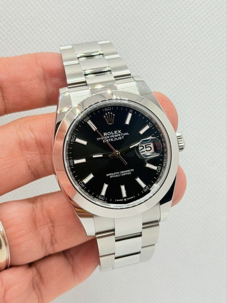 Brand New 03/2026 Rolex 126300 Datejust 41 Black Dial Oyster Bracelet