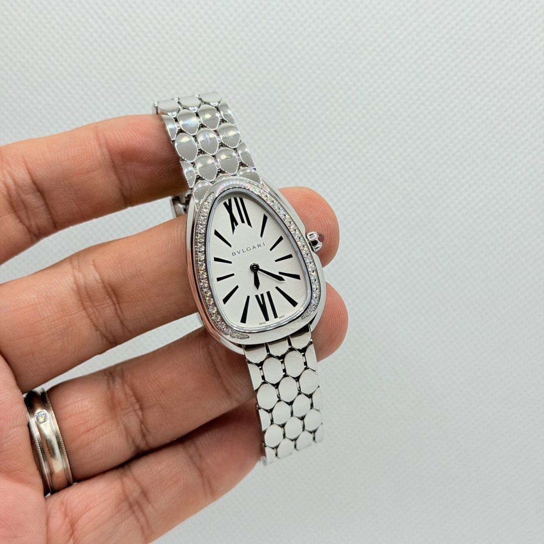 Brand New 2026 Bvlgari Serpenti Seduttori Opaline Dial Factory-Set Diamond Bezel 103949