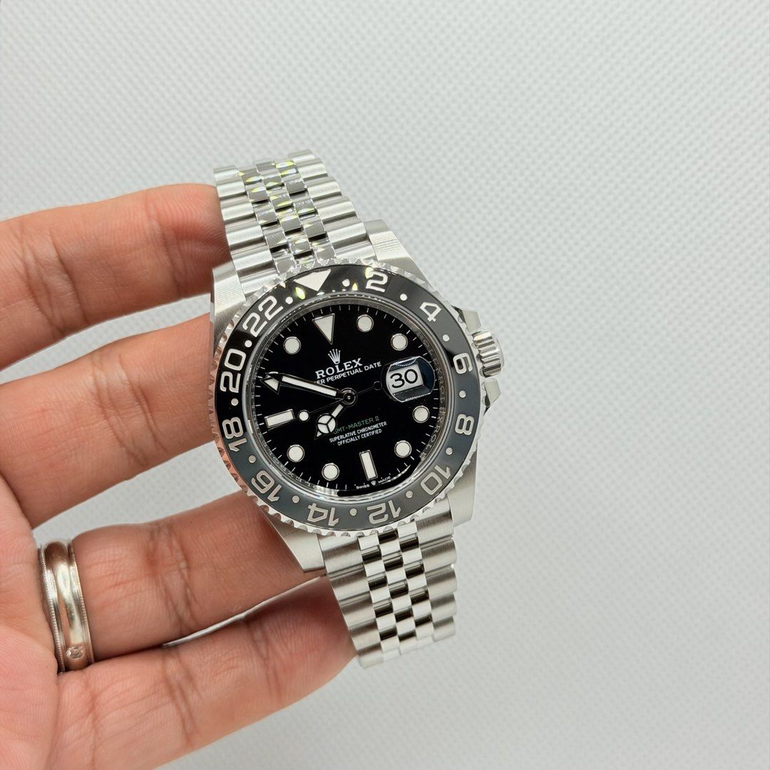 Brand New 08/2026 Rolex 126710GRNR GMT Master II Bruce Wayne Jubilee 126710