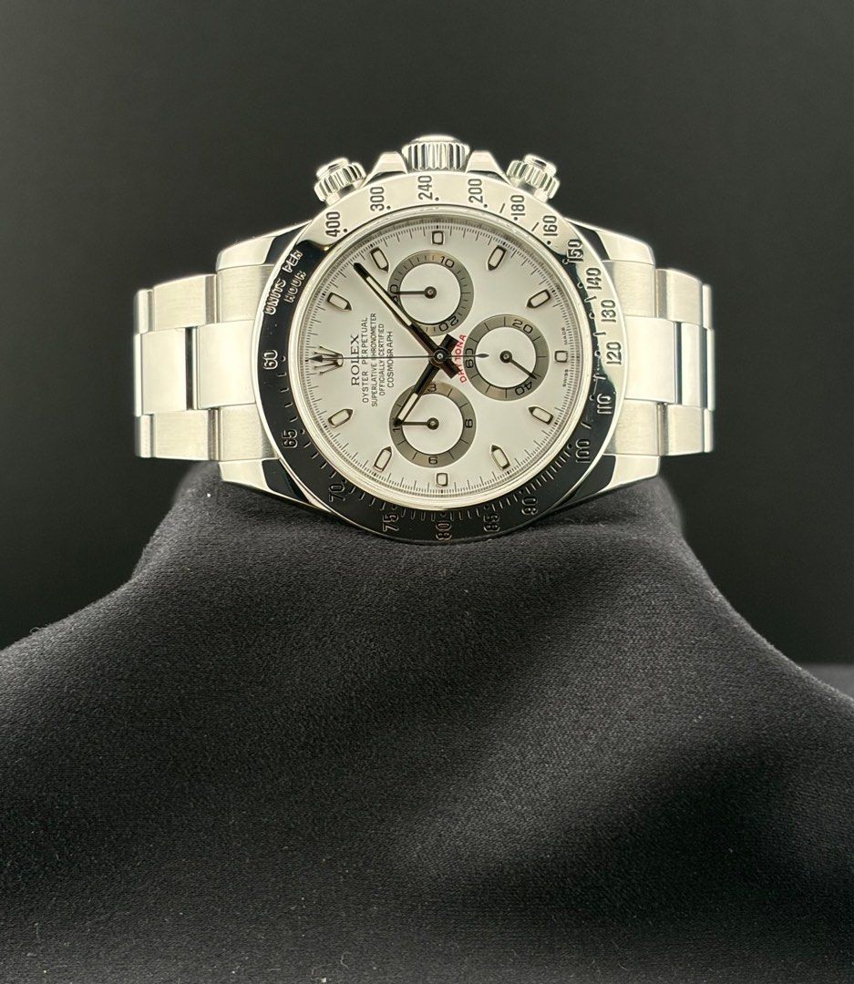 Long Clasp🔥 Rolex 116520 Daytona Chronograph White ‘APH’ Dial 40mm