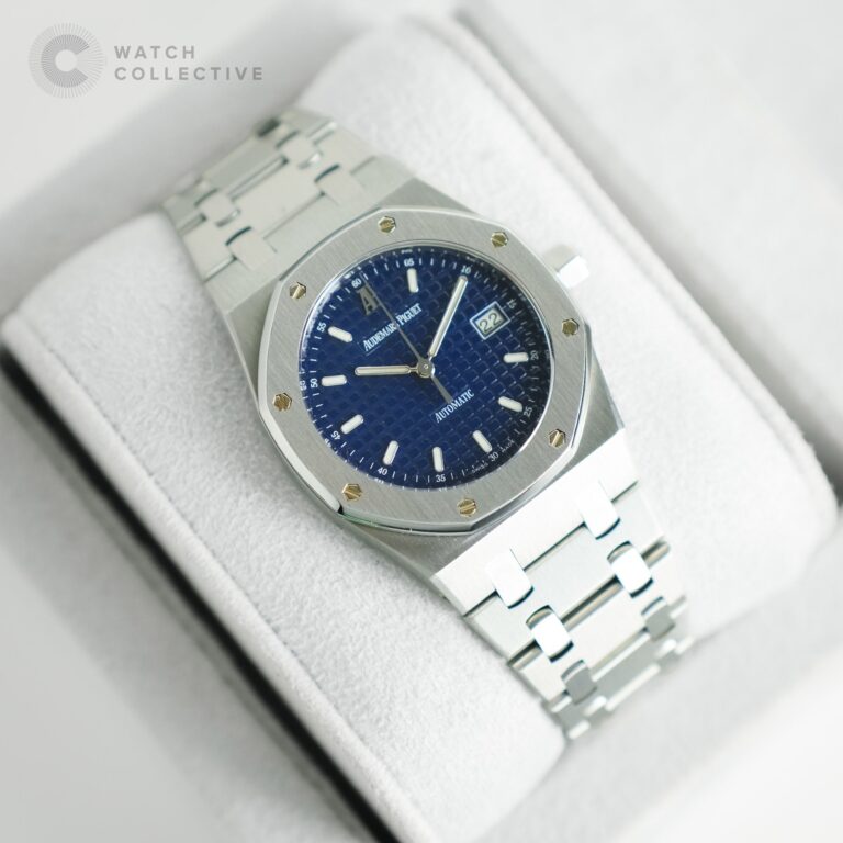 Box & Papers📜Audemars Piguet Royal Oak 15000ST Blue dial automatic 33mm