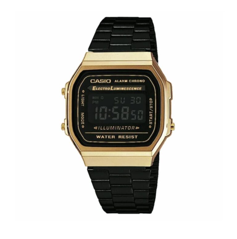CASIO VINTAGE DIGITAL WATCH (A168WEGB-1B)