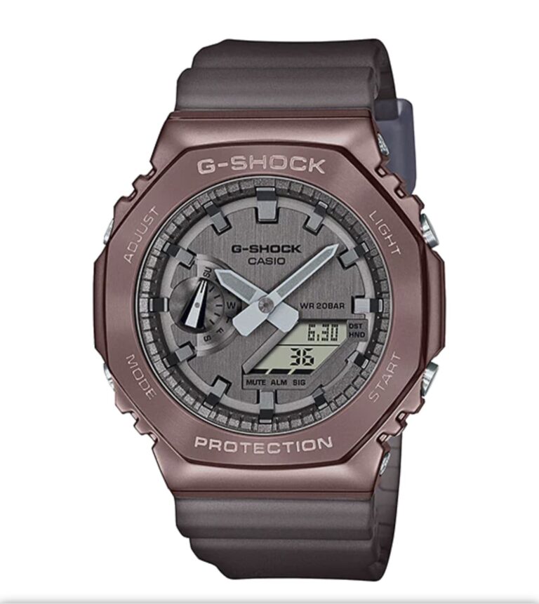 G-SHOCK ION PLATED ANALOG-DIGITAL SPORTS WATCH (GM-2100MF-5A)
