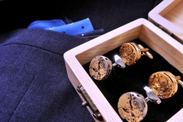 Watch Movement Cufflinks (Perfect as a gift for the boyfriend)