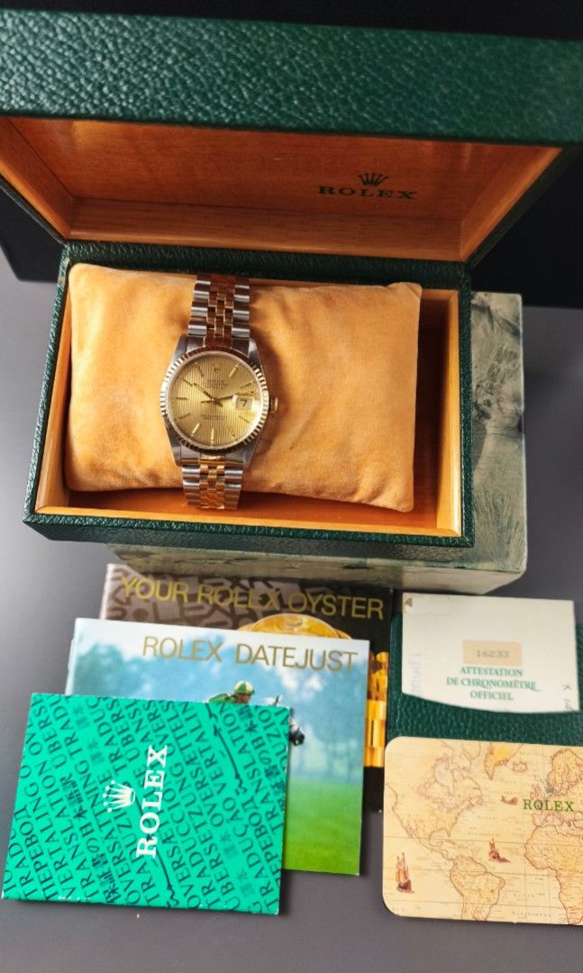 Mint Rolex Datejust 36mm 16233 Steel/ Yellow Gold