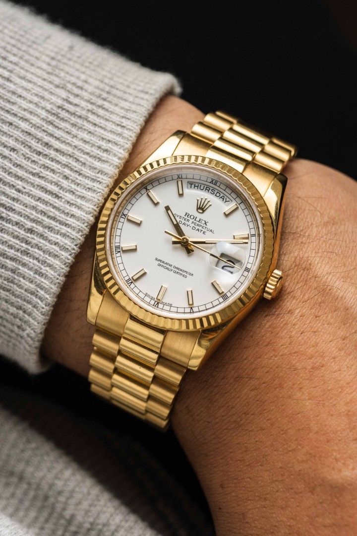 Rolex Day Date Yellow Gold 118238
