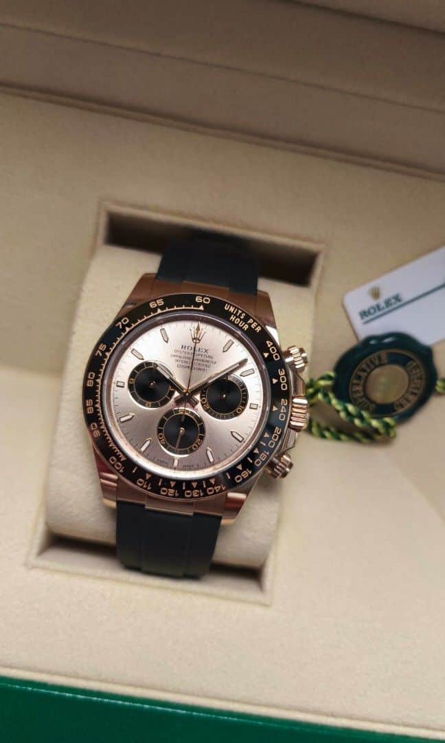 Rolex Daytona 126515LN Everose Oysterflex Sundust