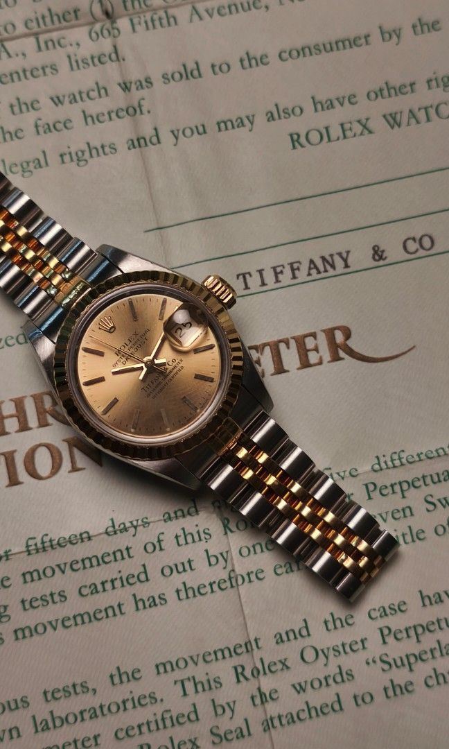 *Rare* Rolex Datejust 26 Double Signed Tiffany & Co.