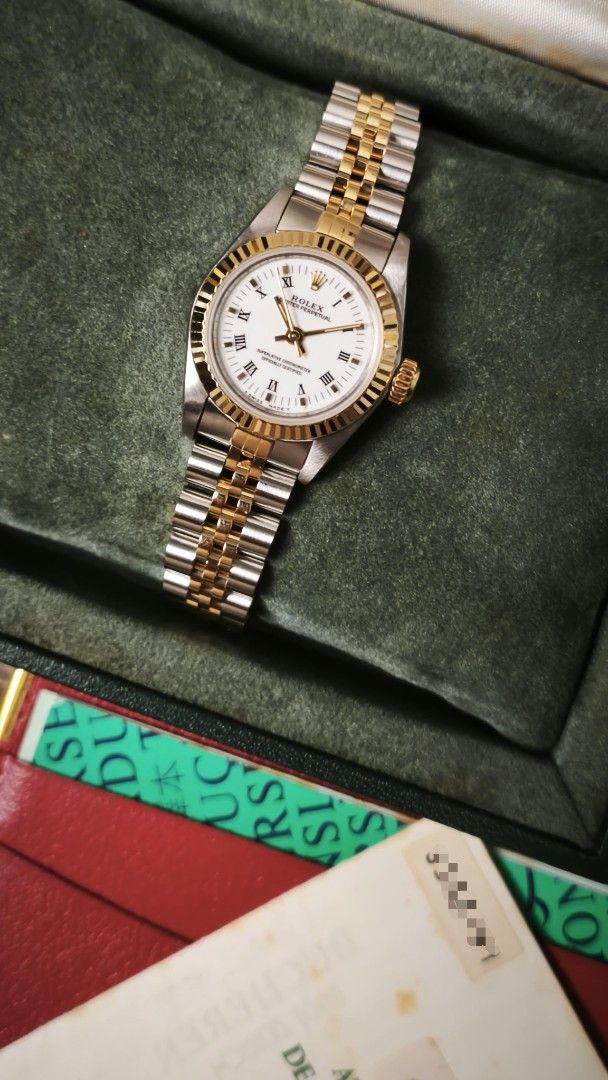 Rolex Ladies Datejust 26 ref 67193 Steel/ Yellow gold.
