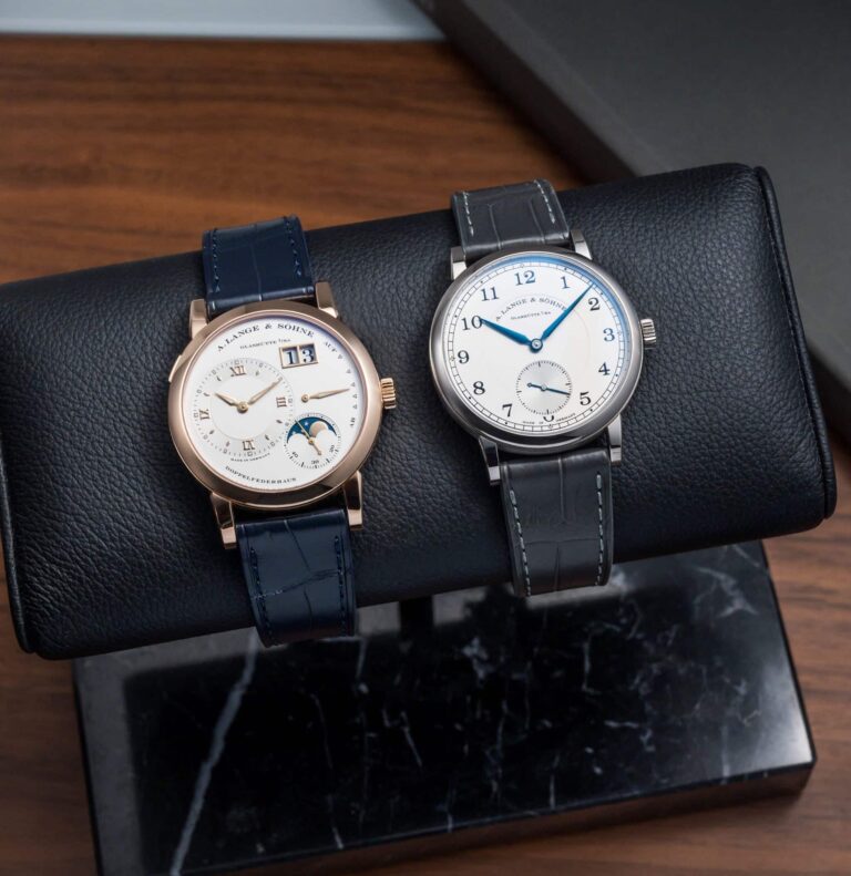 Alligator Leather Watch Strap on A. Lange & Sohne