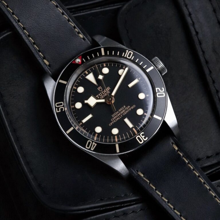 Buttero Leather Watch Strap On Tudor