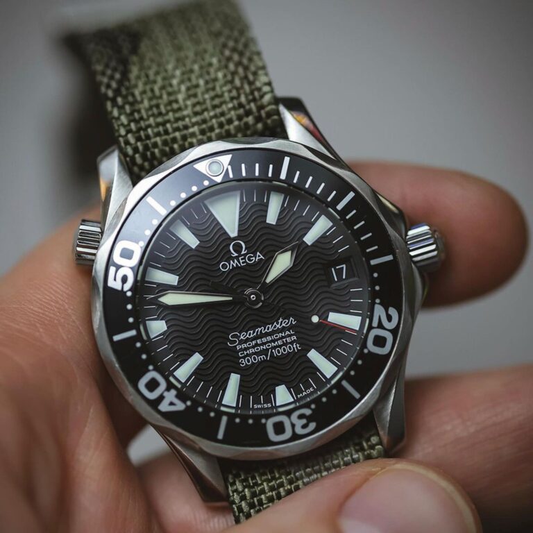 Camo Watch Strap On Omega