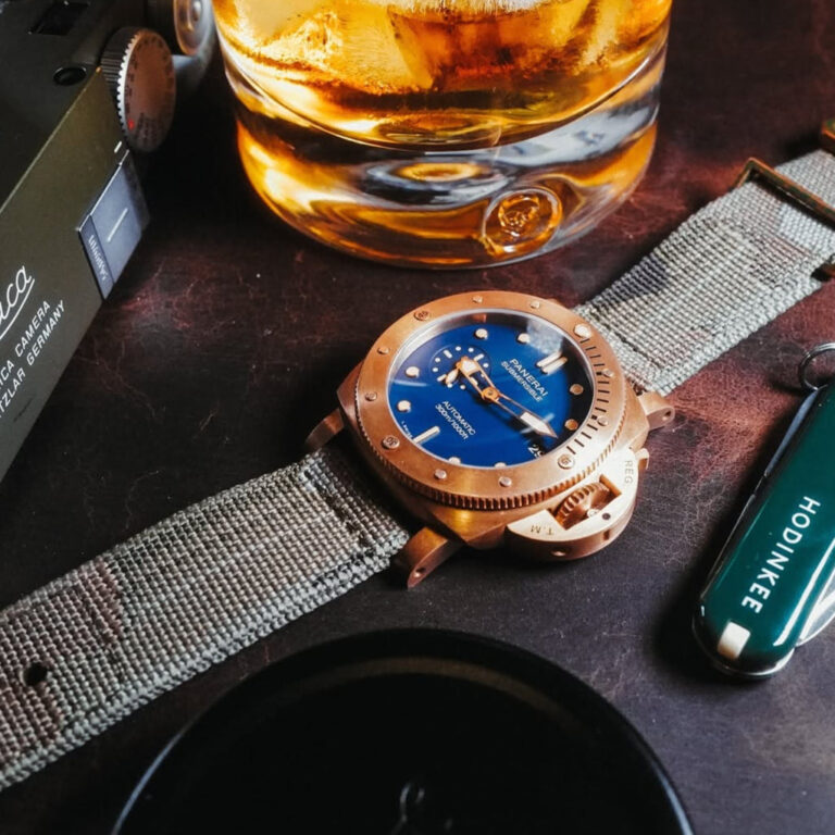 Camo Watch Strap on Panerai