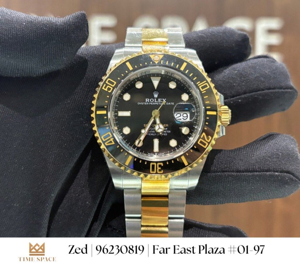 EXCELLENT Condition Rolex June 2023 Two Tone Half Gold Sea Dweller 126603 43mm
