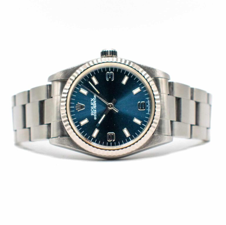 ROLEX OYSTER PERPETUAL 31 REF. 67514 BLUE DIAL FULL SET