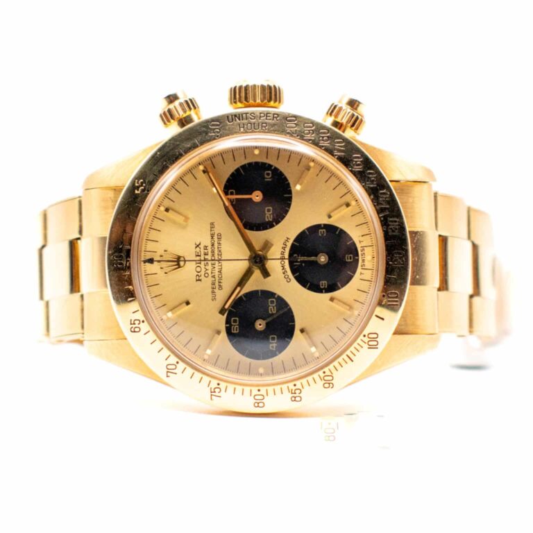 (VINTAGE) ROLEX DAYTONA YELLOW GOLD REF. 6265 FULL SET