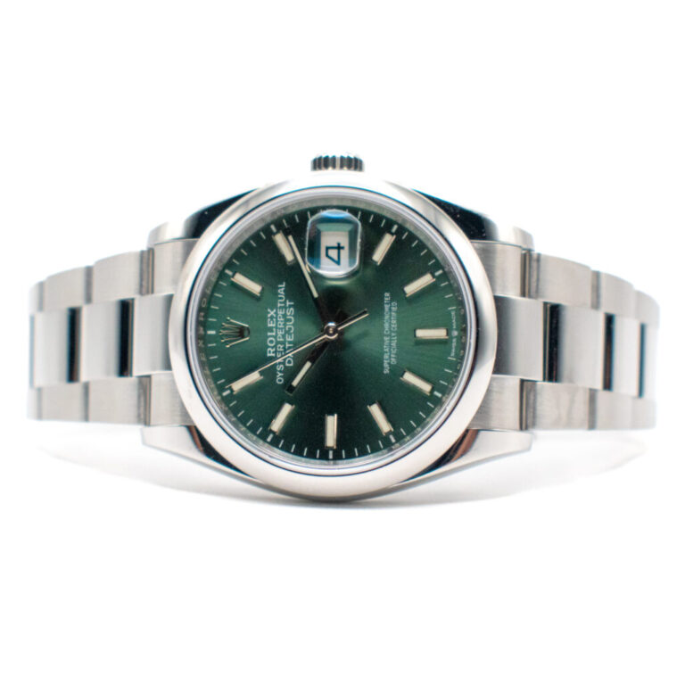 ROLEX DATEJUST 36 REF. 126200 OYSTER MINT GREEN FULL SET
