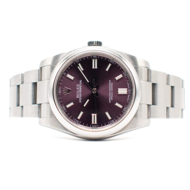ROLEX OYSTER PERPETUAL 36 REF. 116000 GRAPE DIAL FULL SET
