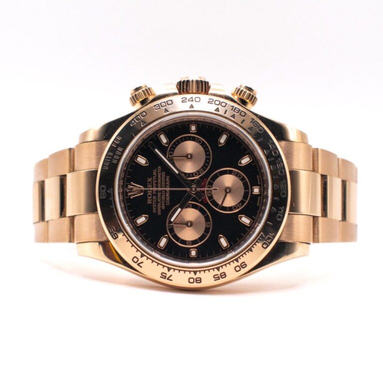 FULL SET Rolex Daytona Rose Gold Ref. 116505 Black Dial