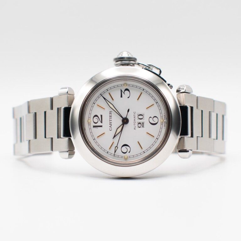WITH CERT Cartier Pasha C Ref. 2474 Big Date Automatic 35mm