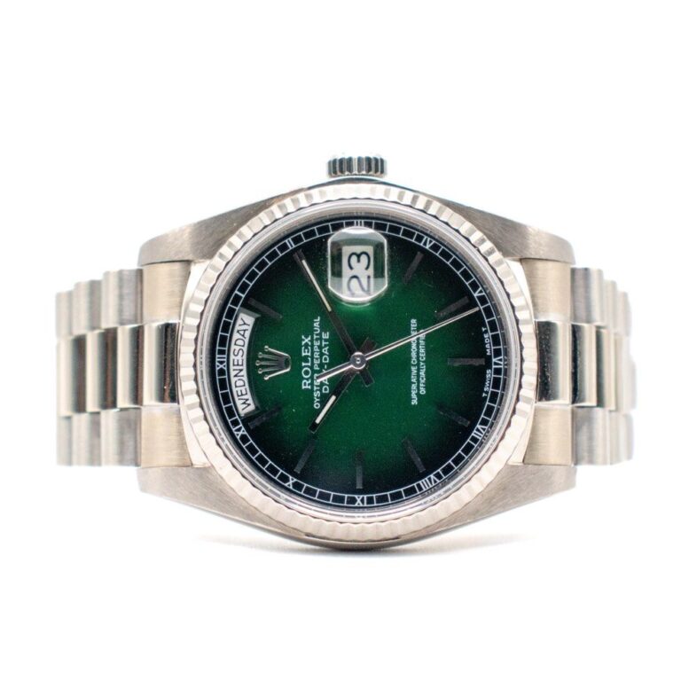 VIGNETTE DIAL Full Set Rolex Day-Date 36 Ref. 18039 White Gold President