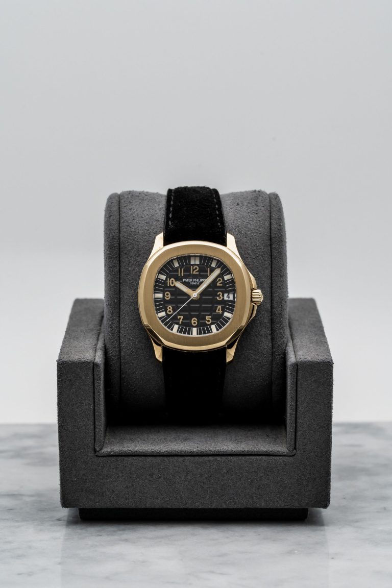 Patek Philippe Aquanaut 5065J – Black Dial, Yellow Gold Case • Watch Only