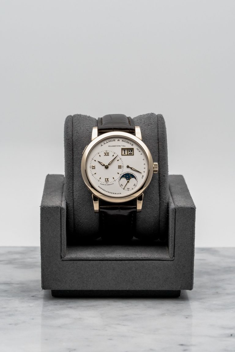A. Lange & Söhne Lange 1 Moon Phase 109.032 Rose Gold, Silver Dial • 2014 •