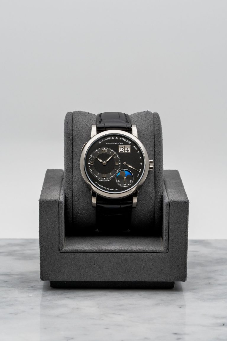 A. Lange & Söhne Lange 1 Moon Phase 192.029 White Gold, Black Dial • 2018