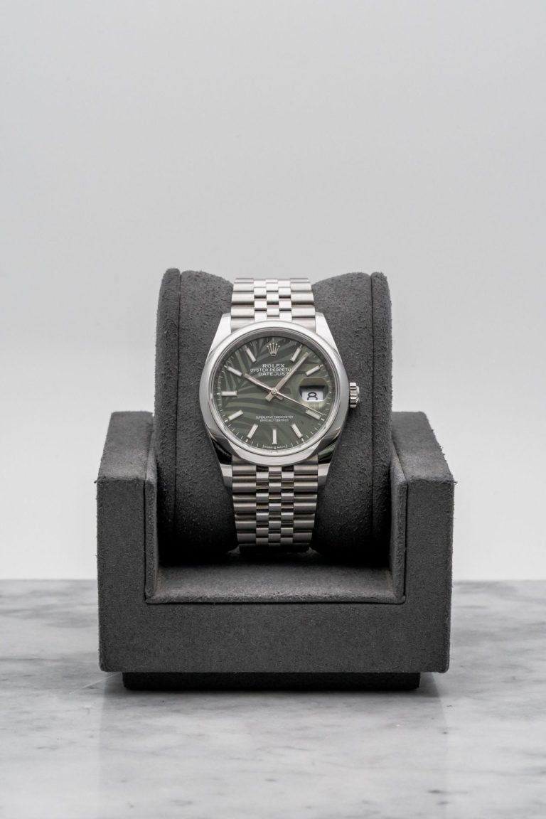 Rolex Datejust 36 126200 Green Palm Motif Dial • 2023