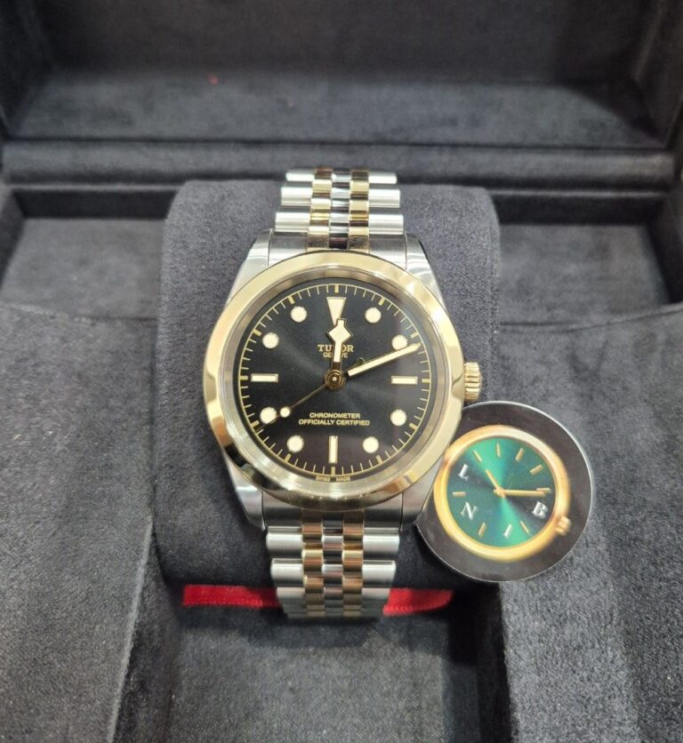 LNIB 2023 Tudor Black Bay One 41mm S&G Half Gold Jubilee Black Dial – 79683