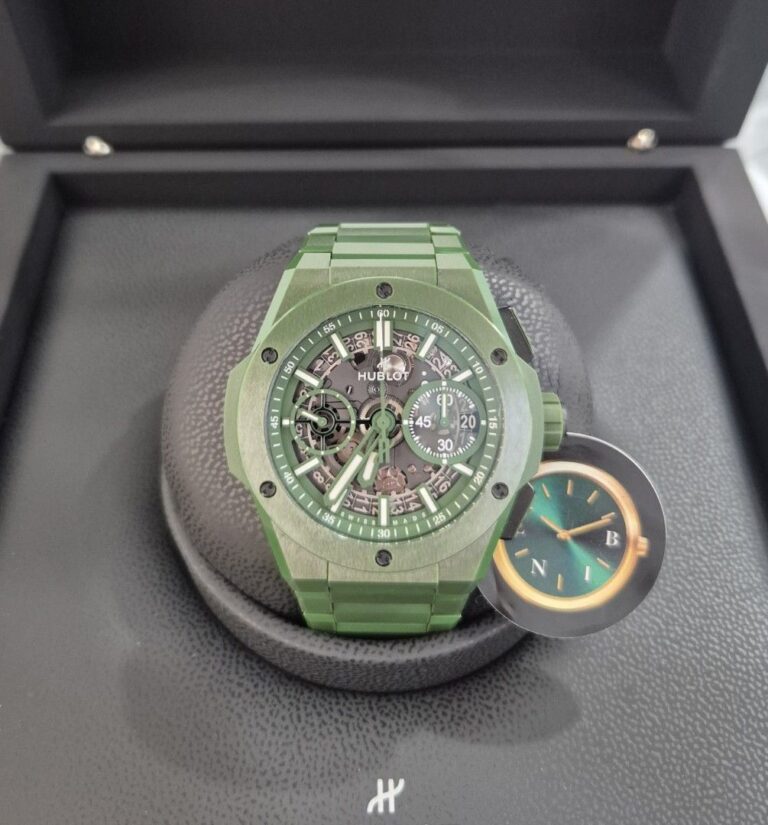 LNIB 2023 Hublot Big Bang Integrated Green Ceramic 42mm Limited Edition (With Local AD receipt) – 451.gx.5220.gx