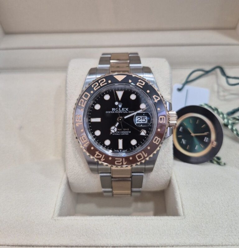LNIB 2021 Rolex GMT Master II Rootbeer Half Everose Gold (Local AD Receipt) – 126711CHNR