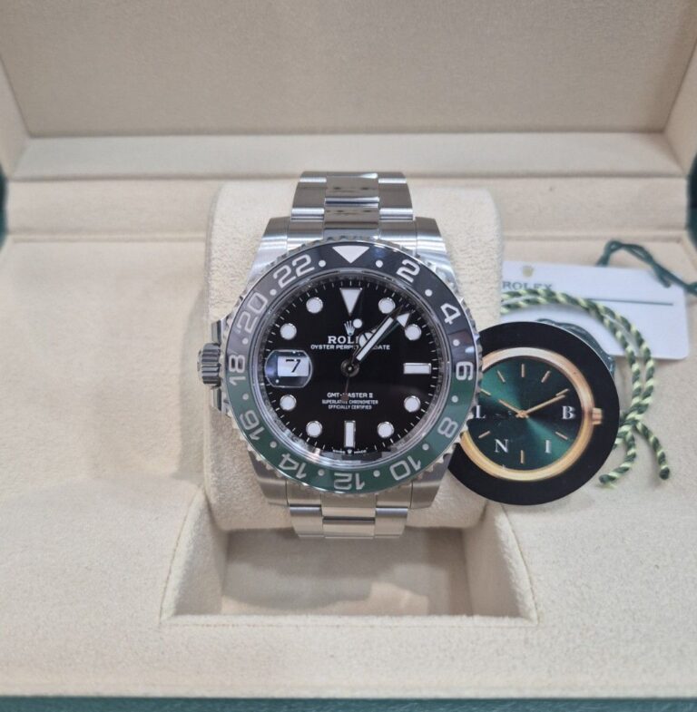 LNIB June 2023 Rolex GMT Master II Sprite Oyster – 126720VTNR