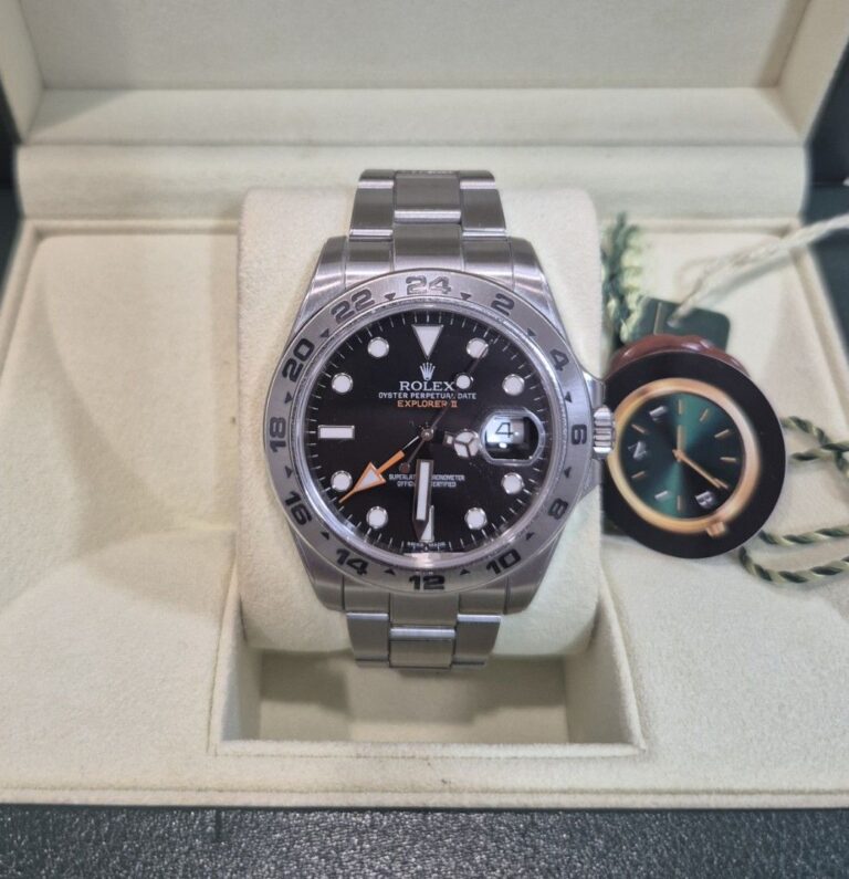 LNIB 2015 Rolex Explorer II Black Dial 42mm – 216570