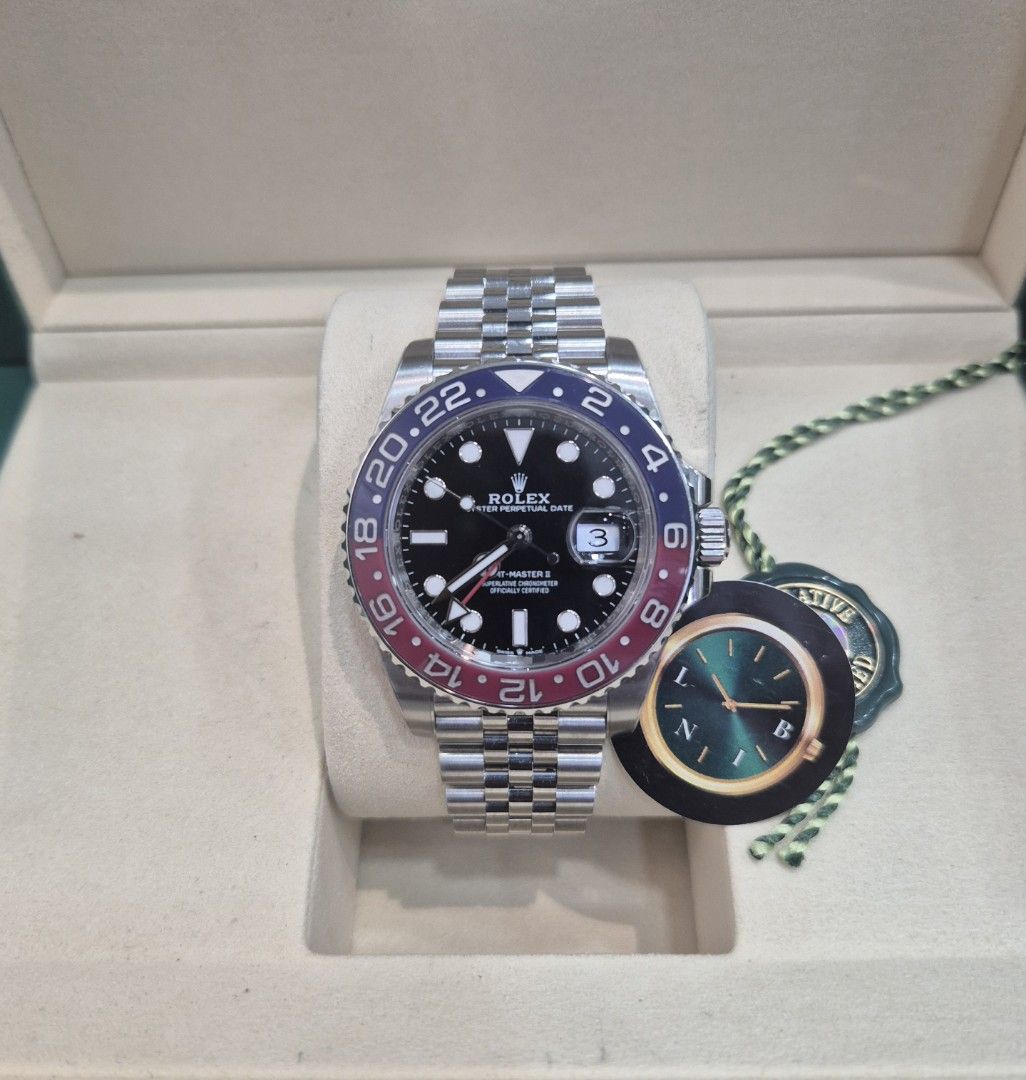 LNIB 2025 Rolex GMT Master II Pepsi Jubilee - 126710BLRO
